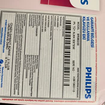 PHILIPS Ev Aletleri Philips Lumea Isınma Sorunu