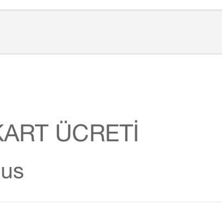 Garanti BBVA Yıllık Kart Ücreti