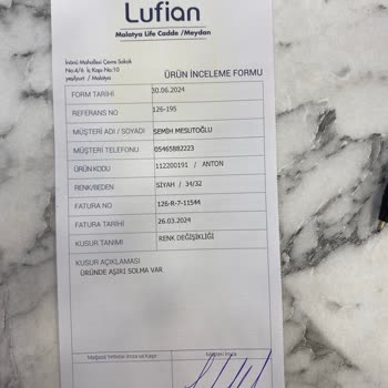 Lufian Ürünlerinin Arkasında Değil