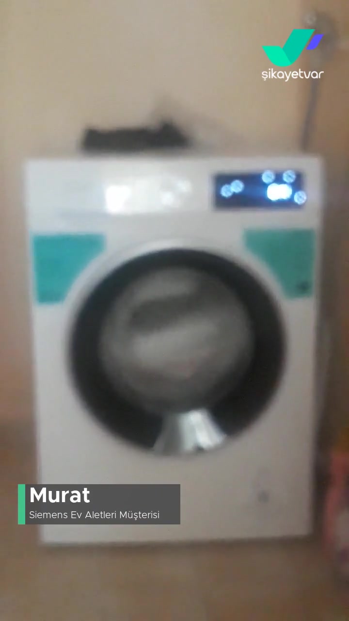 Siemens WG52A2Z0TR Çamaşır Makinesi Yorgan Programı Sarsıntılı Çalışma! videonun kapak resmi