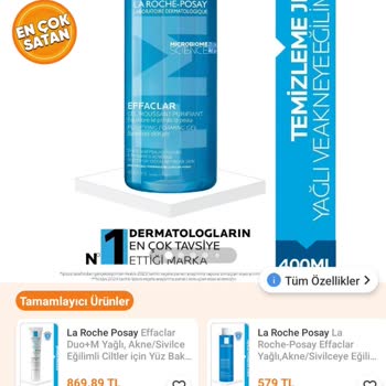 La Roche - Posay Alerjik Reaksiyona Sebep Olan Yüz Yıkama Jeli