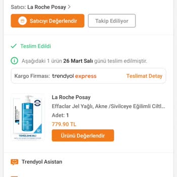 La Roche - Posay Alerjik Reaksiyona Sebep Olan Yüz Yıkama Jeli