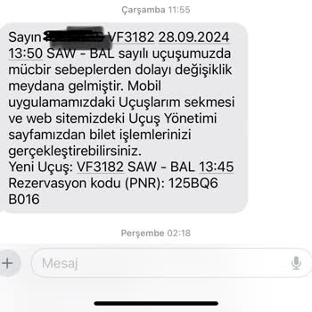 AJet (Anadolu Jet) Personel Ücretsiz Hakkımı Silmiş Geri Verilmesini Talep Ediyorum