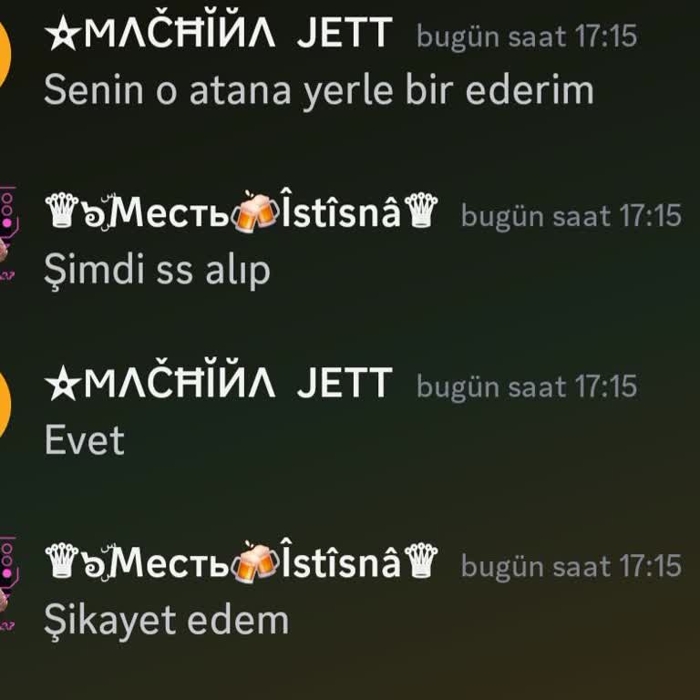 Discord.com Allah Ve Kitaba Sövme Ve Atatürk'e Hakaret Bilgi Yayma