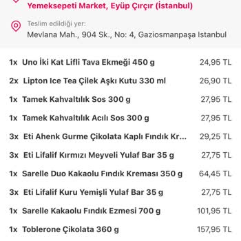 Yemek Sepeti Hasarlı Ürün Teslim Etti