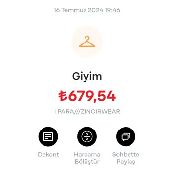 Zincirwear Ücreti Alıp Ürünü Göndermedi