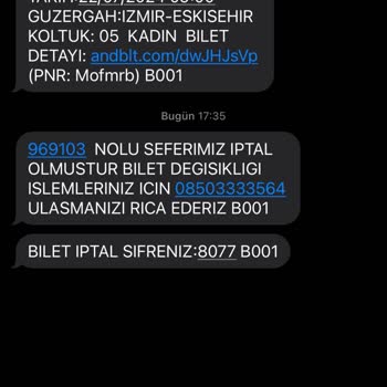 Anadolu Ulaşım Otobüs Sefer İptali