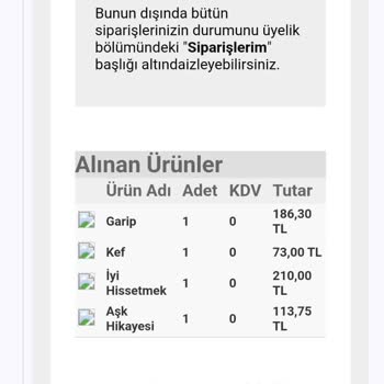 Kitapsepeti İletişime Geçilmesini İstiyorum!
