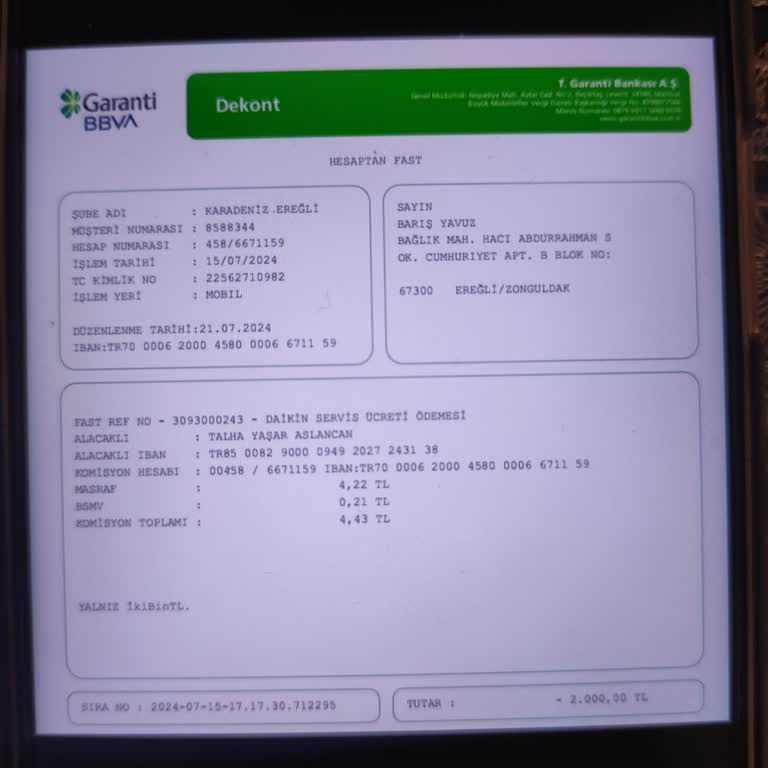 Daikin Yetkili Servis Elemanı İlk Montaj İçin Ücret Aldı