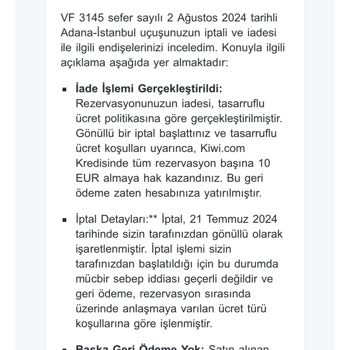 Kiwi.com Yanlışlıkla İptal Edilen Uçak Bileti Ve Yetersiz Çözüm