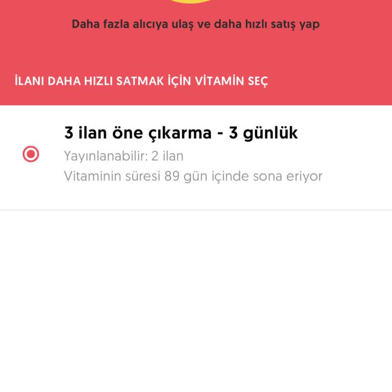 Letgo'da Öne Çıkarma Sorunu