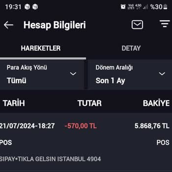 Tıkla Gelsin Param Çekildi Ama Bir Hizmet Alamadım