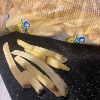 Superfresh Dondurulmuş Patates Kahverengileşmiş Ve Kötü Kokuyordu!