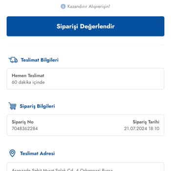 Şok Marketler Yanlış Adrese Teslimat Ve İlgisiz Müşteri Hizmeti