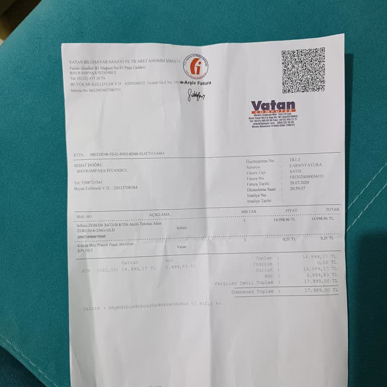 Vatan Bilgisayar İade İşlemi Yapmıyor