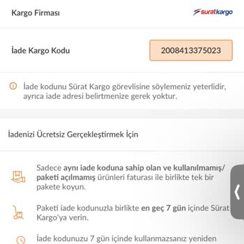 Trendyol Milla Sürat Kargo Uyuşmazlığı