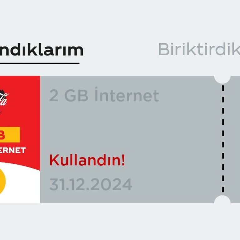 Daha Daha Mobil İnternet Paketi Yüklenmiyor