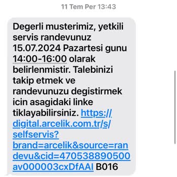 Arçelik Servis Planlama Problemi