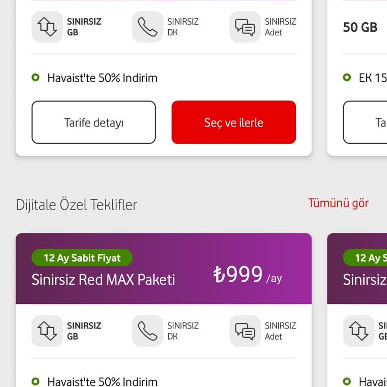 Vodafone Taahhüt Bitince Yeni Fahiş Fiyatlar Az İçerikli Paketler!