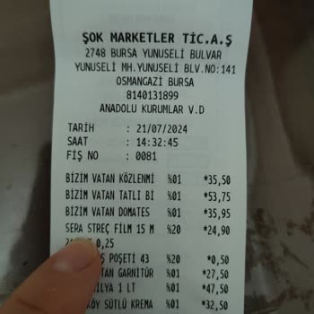 Sera Streç Film Hatalı Ürün Paketlenmiş Ve Satışa Sunulmuş