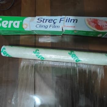 Sera Streç Film Hatalı Ürün Paketlenmiş Ve Satışa Sunulmuş