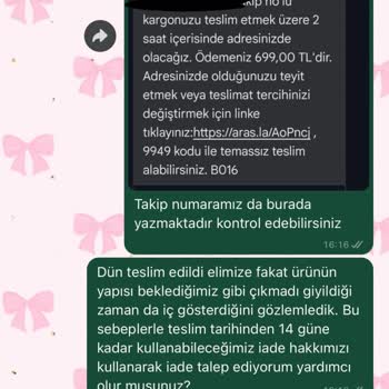 Uygunkombin.com Markasının Kalitesizliği Ve İlgisizliği