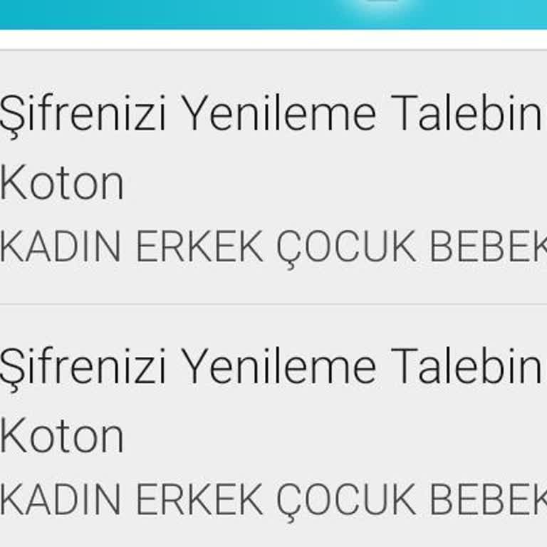 Koton Sitesine Giriş Yapamıyorum Sürekli Şifre Yenilemeyen Sıkıldım