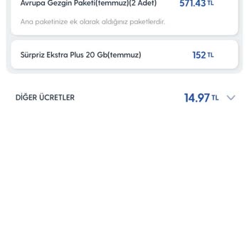 Turkcell Fatura Yurt Dışı Kullanım Paketi