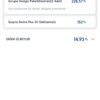 Turkcell Fatura Yurt Dışı Kullanım Paketi