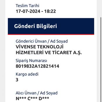 Vivense Sipariş Bana Asla Ulaşmıyor!