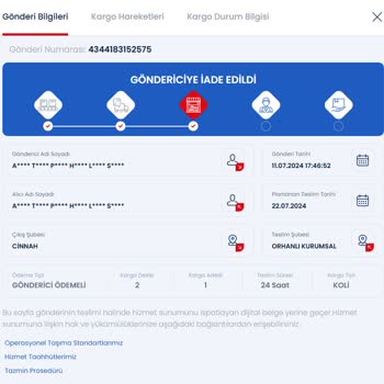 Aras Kargo Sonuçlandırılmayan Kargo Süreci