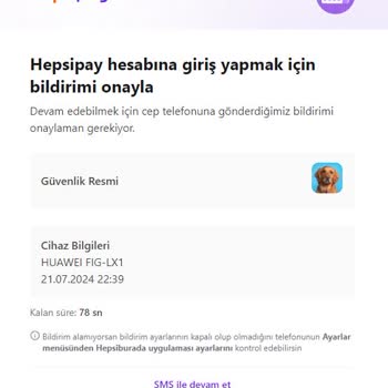 Hepsiburada Hepsipay Giriş Sorunu