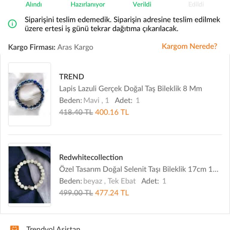 Aras Kargo Teslim Edilemeyen Kargo