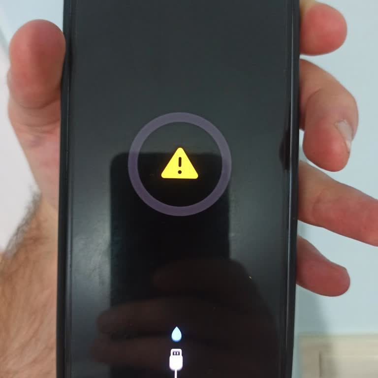 Samsung A73 Telefon Şarj Yerinde Su Damlası Uyarısı.