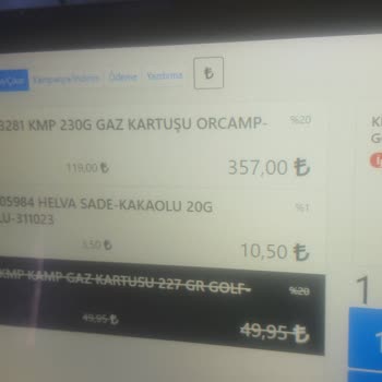 Hakmar Gıda Kasa Fiyat Farkı