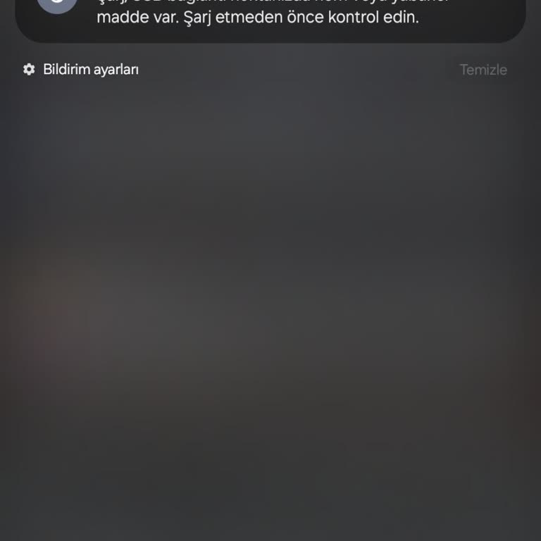 Samsung A34 5G USB Nem Uyarısı