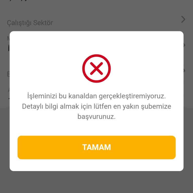 VakıfBank Kredi Hatası Veriyor