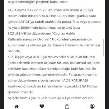 The Latest Thing Tüketici Hakları İade