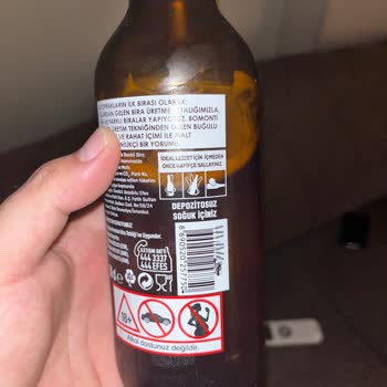 Anadolu Efes Efes Bomonti Şişe İçinde Tortu Var