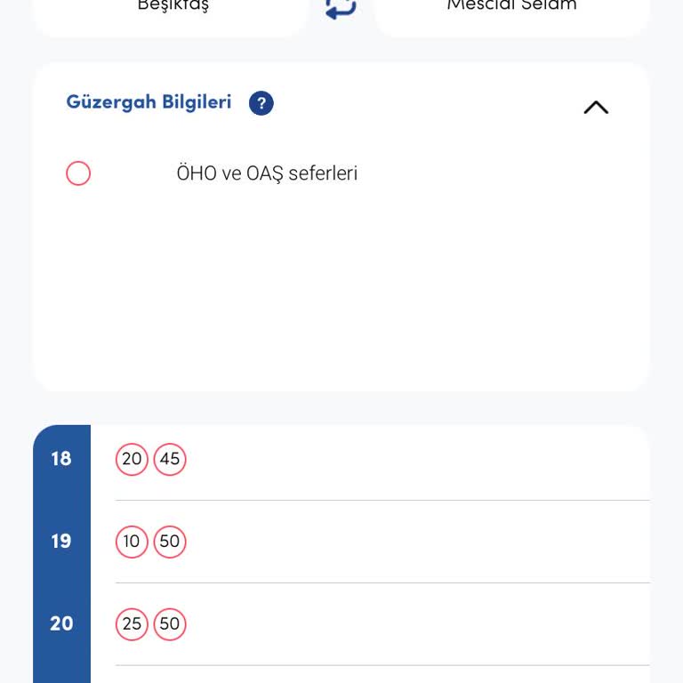 İBB - İstanbul Büyükşehir Belediyesi 36L Sefer Saatleri