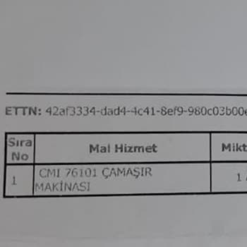 Vestel Servisi Makinenin Sorununu Çözmüyor