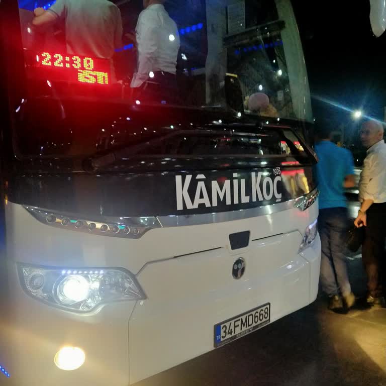 Kamil Koç Zamanından 1 Saat Geç Gerçekleşen Sefer