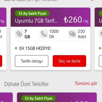 Vodafone Müşterilerini Yüksek Fiyatlara Mecbur Bırakıyor!