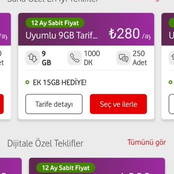 Vodafone Müşterilerini Yüksek Fiyatlara Mecbur Bırakıyor!