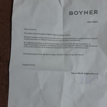 Boyner Kullanılmış Ürün Satıyor