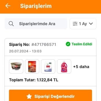 Migros Sipariş Teslim Hatası