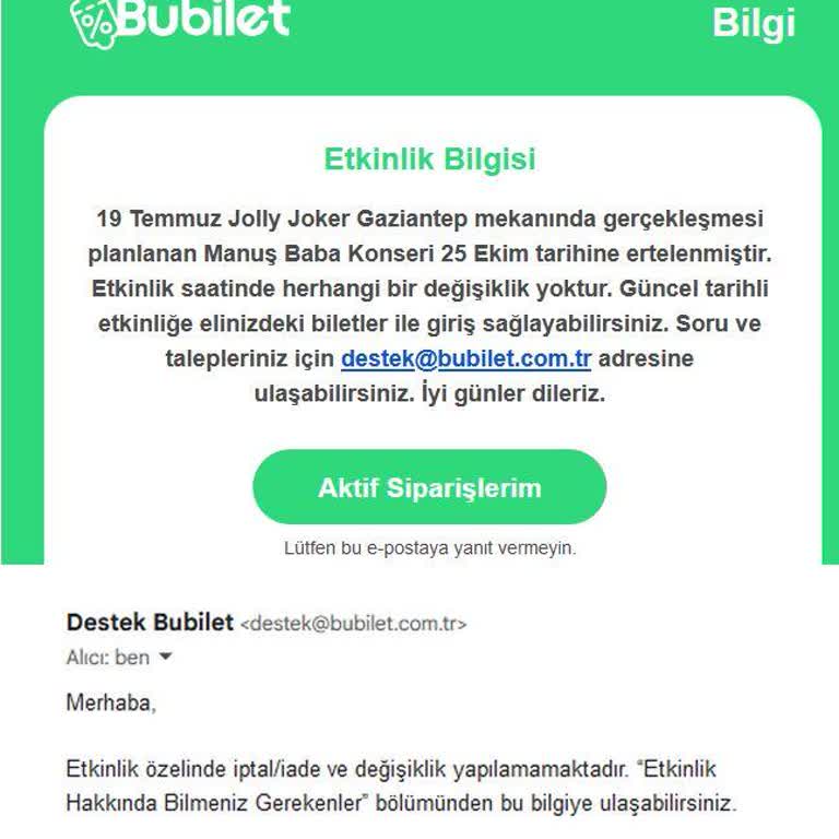 Bubilet.com Para İadesi Yapmıyor.