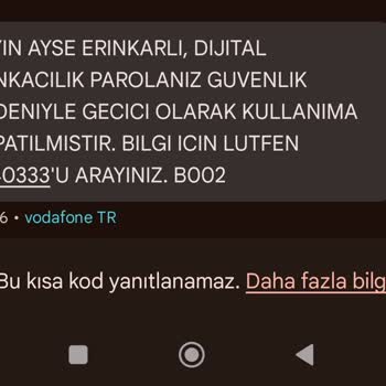 Garanti BBVA Garanti Kendi Banka Hesabıma Para Gönderirken Hizmeti Kapaması