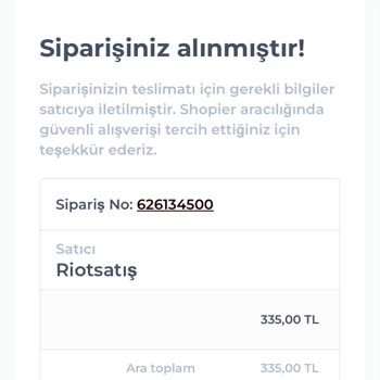 Gör Bunları Riot Satış