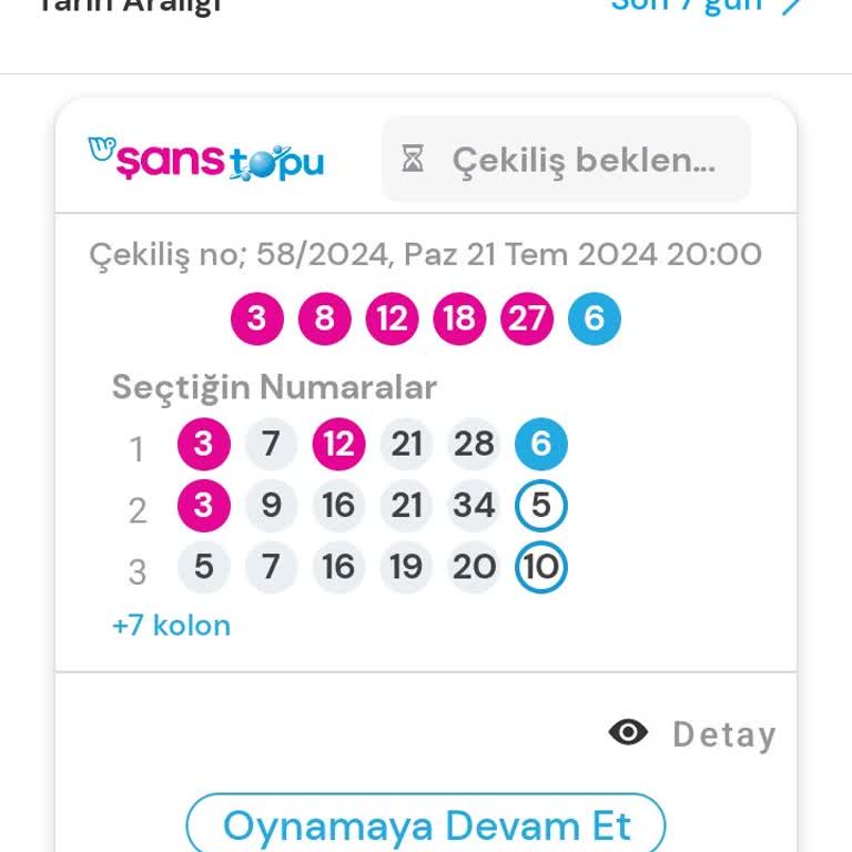 Şans Topu M. Piyango Bıktım Hatalardan